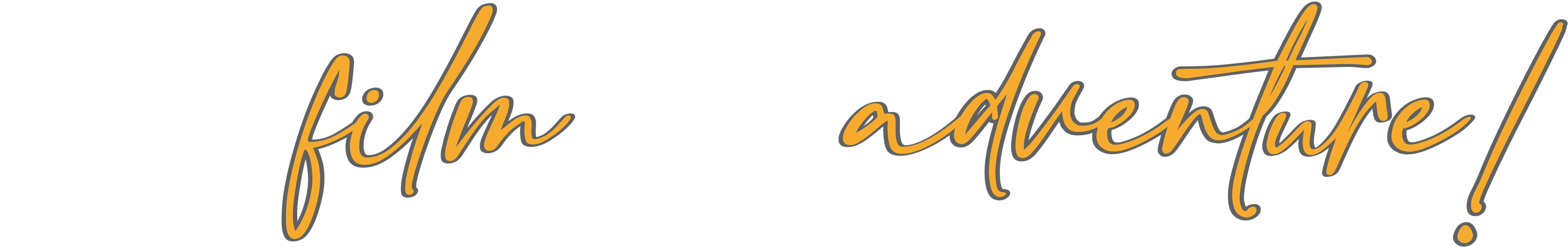 Let Us Film Your Adventure — RnG Bush Films slogan banner
